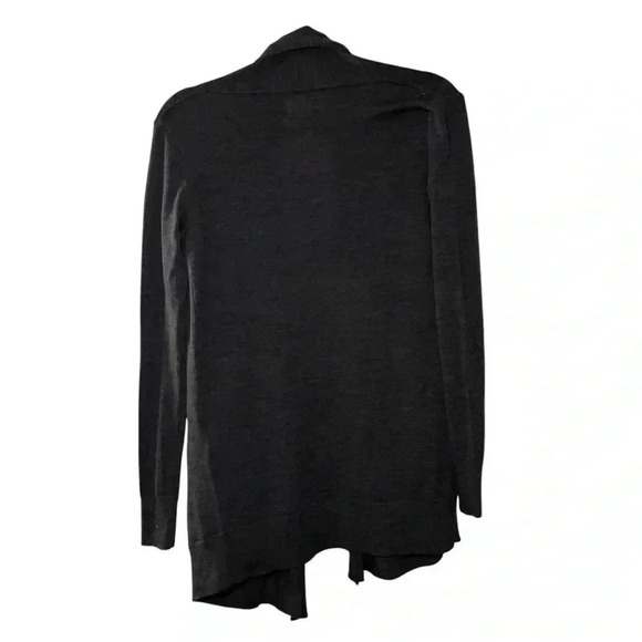 Wilfred Flaubert Wool Long Sleeve Dark Gray Open Cardigan Sweater Size XS - Picture 5 of 7